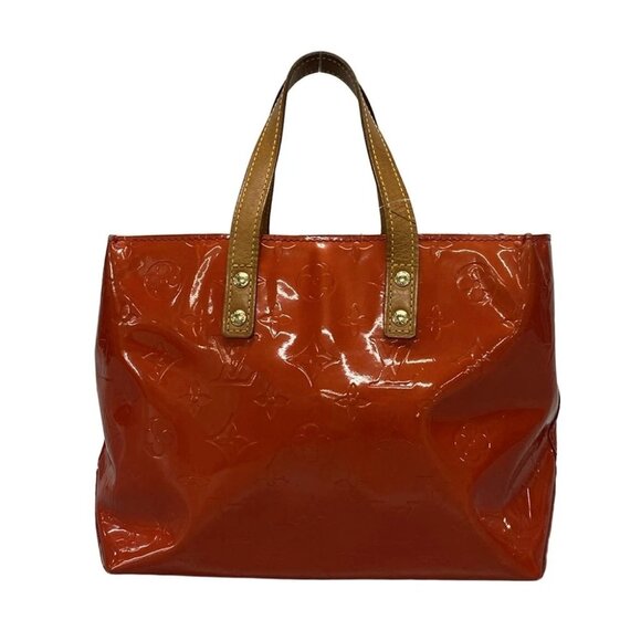 LOUIS VUITTON Reade PM M91088 Rouge Monogram Vernis - MI0050 Handbag - Picture 1 of 10